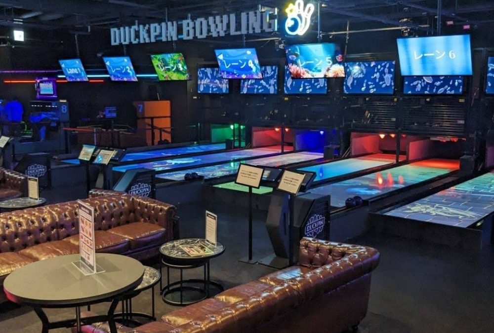 Bowling Meets Innovation: Funk Brings Duckpin & Projection to Two TAITO Venues in Japan