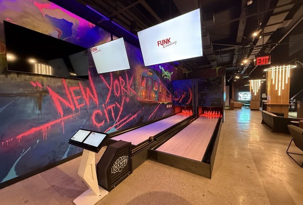 Bowling at the Rock: 5 Iron Golf Adds Funk Duckpin Lanes in the Heart of NYC