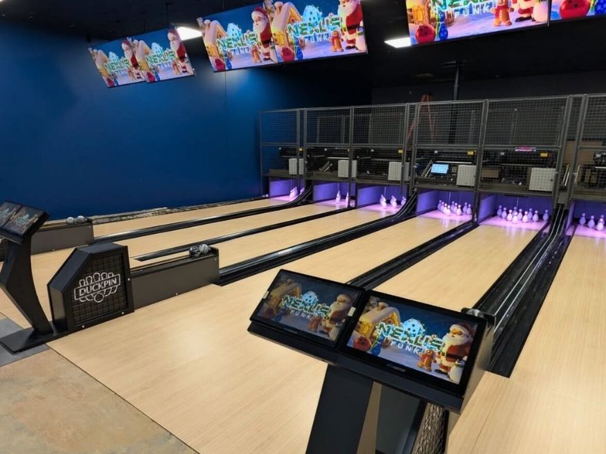 Bowling Alley Construction in Action: Buffaloe Lanes Adds Six Duckpin Lanes in Mebane, NC